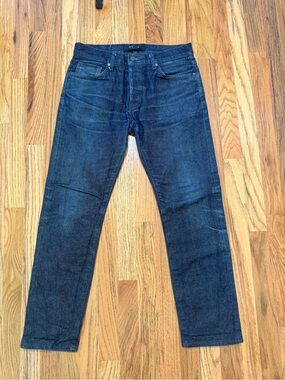 DSTLD Skinny Slim Dark Wash Stretch Jeans Men’s 31x30 Button Fly Denim